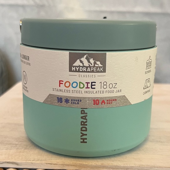 Hydrapeak Kitchen Hydrapeak Stainless Steel Insulated Food Jar Aqua